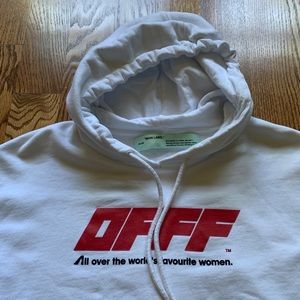 AUTHENTIC OFF- WHITE women’s hoodie XS